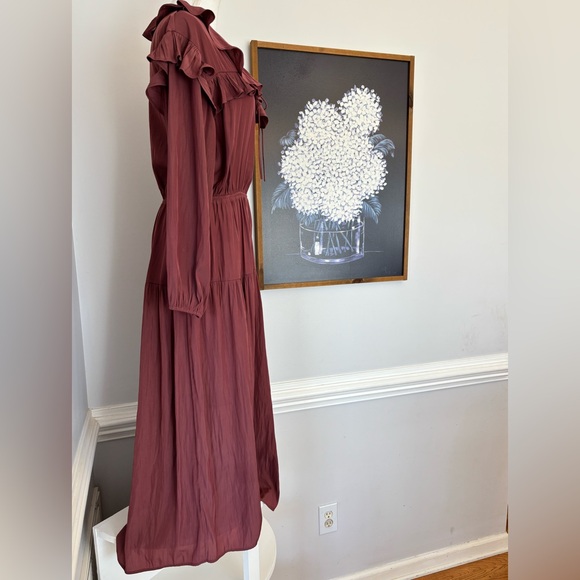 Universal Thread Dusty Rose Long Sleeve Dress - Picture 4 of 7